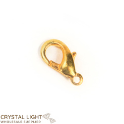 Lobster Clasps: Gold Lobster Clasp /14mm