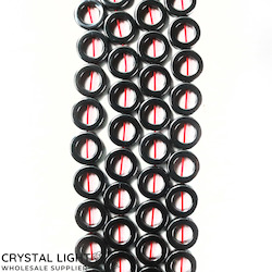 Hematite: Hematite 12mm Donut Beads