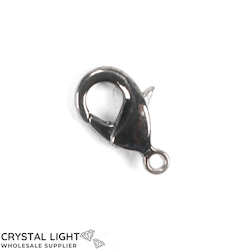 Lobster Clasps: Gunmetal Silver Lobster Clasp /12mm