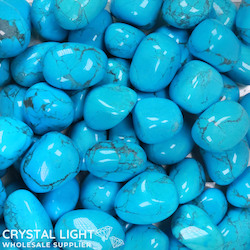 Tumbles by Weight: Blue Howlite Tumble/ 100g