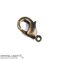 Lobster Clasps: Antique Bronze Lobster Clasp /12mm