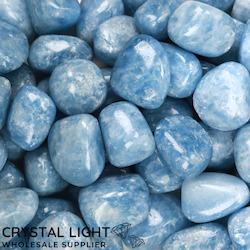 Tumbles by Weight: Blue Calcite Tumble