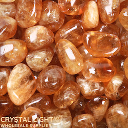 Tumbles by Weight: Honey Calcite Tumble