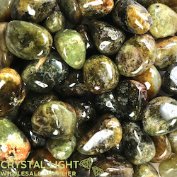 Tumbles by Weight: Green Garnet / Grossularite Tumble