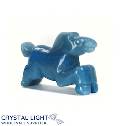 Animals: Blue Quartz Horse