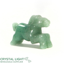 Animals: Green Aventurine Horse