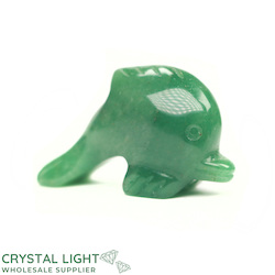 Animals: Green Aventurine Dolphin