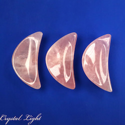 Bowls, Plates & Dishes: Rose Quartz Crescent Dish