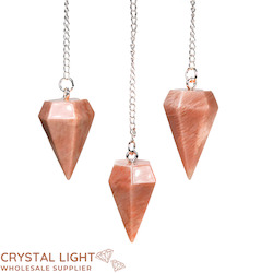 Pendulums: Peach Moonstone Pendulum