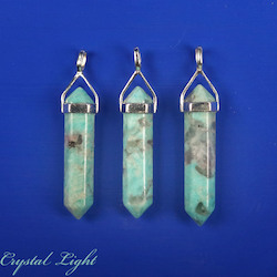 Sterling Silver Pendants: Amazonite DT Pendant Sterling Silver