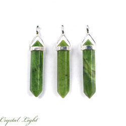 Sterling Silver Pendants: BC Jade DT Pendant Sterling Silver