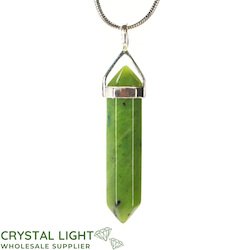 Sterling Silver Pendants: BC Jade DT Pendant Sterling Silver