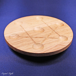 Stands: Wooden Hexagram Stand (18cm)