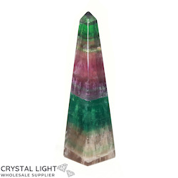 Obelisks: Rainbow Fluorite Obelisk