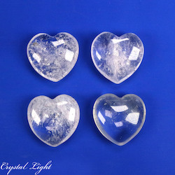 Hearts: Clear Quartz Heart