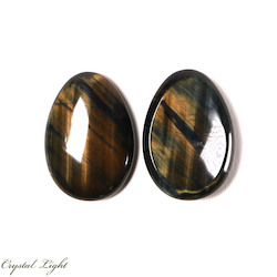 Thumb & Worry Stones: Blue Tiger Eye Thumbstone