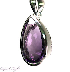 Sterling Silver Pendants: Amethyst Pendant