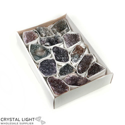 Amethyst & Citrine Bulk Listings: Mixed Amethyst Druse Box Set