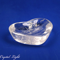 Bowls, Plates & Dishes: Clear Quartz Heart Dish (Single)