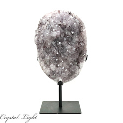 Display Pieces on Stand: Amethyst Druse on Stand