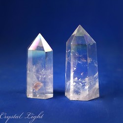 Polished Point Lots: Aura Quartz Point Lot