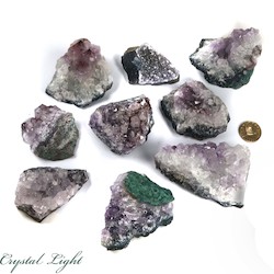 Auctions: Mixed Amethyst Druse Piece Lot