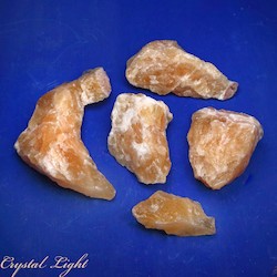 Rough Lots: Orange Calcite Rough Lot