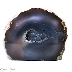 Agate Geodes: Natural Agate Cut Base