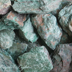 Rough by Weight: Fuchsite Rough Large /1kg