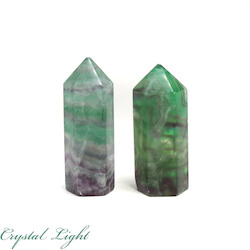 Polished Point Lots: Rainbow Fluorite Point Lot