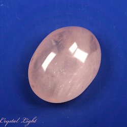 Soapstones & Palmstones Single Listings: Rose Quartz Palmstone