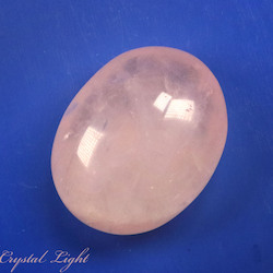 Soapstones & Palmstones Single Listings: Rose Quartz Palmstone