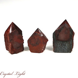 Cut Base Points: Red Tigers Eye Cut Base Point