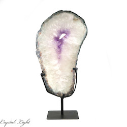 Display Pieces on Stand: Amethyst Druse Ring on Stand