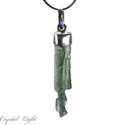 Sterling Silver Pendants: Moldavite Pendant