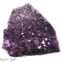 Single Druse Pieces: Amethyst Druse Cut Base