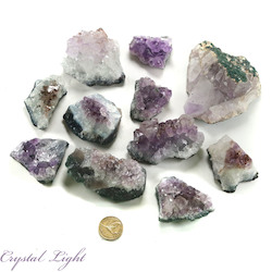 Auctions: Mixed Amethyst Druse Piece Lot