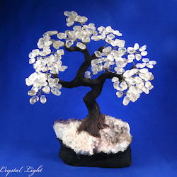 Large/Extra Large Trees: Clear Quartz Druse Tree