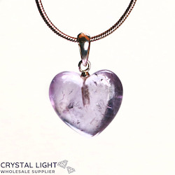 Heart Pendant: Amethyst Mini Heart Pendant