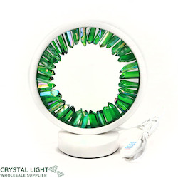 Portal Lamps: Aura Quartz Portal Lamp - Green