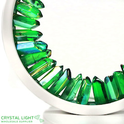 Portal Lamps: Aura Quartz Portal Lamp - Green