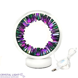 Portal Lamps: Aura Quartz Portal Lamp - Purple/Green