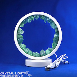 Portal Lamps: Green Fluorite Portal Lamp