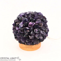 Sphere Lamps: LED Ball Lamp - Amethyst