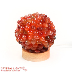 Sphere Lamps: LED Ball Lamp - Carnelian