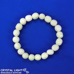 Tumble Bead Bracelets: Lemon Chrysoprase Tumble Bracelet