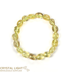 Tumble Bead Bracelets: Lemon Quartz Tumble Bracelet