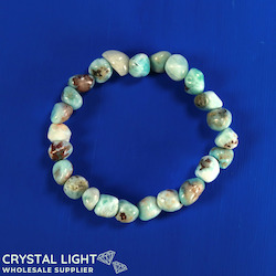 Tumble Bead Bracelets: Larimar Tumble Bracelet