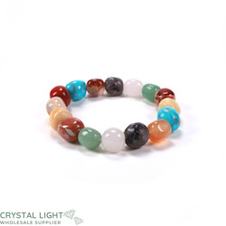 Tumble Bead Bracelets: Mixed Tumble Bracelet