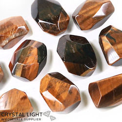 Other Shapes: Tigers Eye Faceted Shape